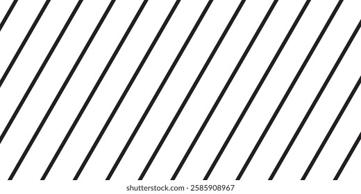 Dynamic diagonal, oblique, slanted lines, stripes geometric pattern, background. Texture with skew lines. Linear, lineal design with parallel, straight streaks. Tilted, angle strips illustration