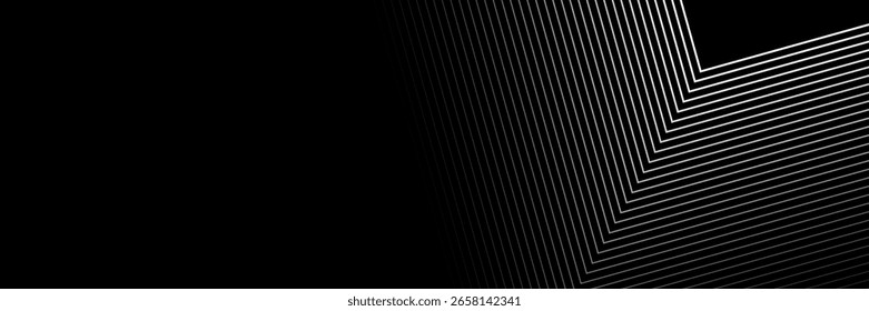 Padrão geométrico abstrato de linhas paralelas diagonais dinâmicas. modern