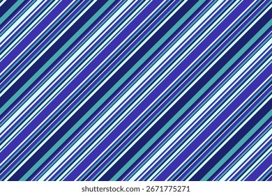 Dynamische diagonale Streifen in coolem Blues und Purpur schaffen ein lebendiges, modernes Muster.  Perfekt für textiles Design, Website-Hintergründe oder jedes Projekt, das ein frisches, energiegeladenes Gefühl benötigt.