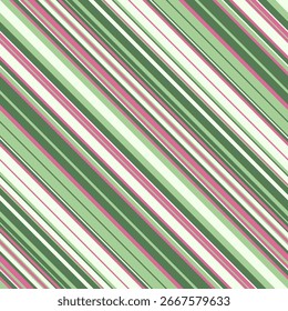 Las dinámicas rayas diagonales en verde pastel, rosa y blanco crean un patrón vibrante y moderno.  Perfecta para fondos, textiles o diseño de Sitio web, esta Imagen evoca frescura y energía.