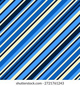 Las dinámicas rayas diagonales en tonos de azul y crema crean un patrón vibrante y moderno.  Perfecta para fondos, textiles o Diseño web, esta Imagen evoca energía y movimiento.