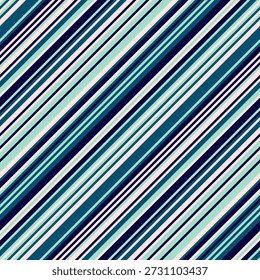 Listras diagonais dinâmicas em azul-petróleo, azul-marinho e creme criam um padrão vibrante e moderno.  Perfeito para fundos, têxteis ou design de site, esta imagem evoca energia e sofisticação.