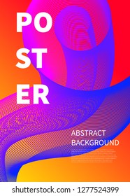 Dynamic digital gradient future wave, futuristic abstract modern banner, color fluid splash, trend presentation, music poster, flyer, template. Vector illustration