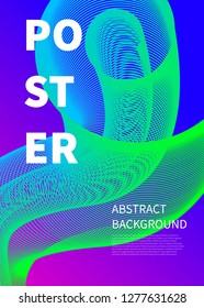Dynamic digital gradient future wave, futuristic abstract modern banner, color fluid splash, trend presentation, music poster, flyer, template. Vector illustration