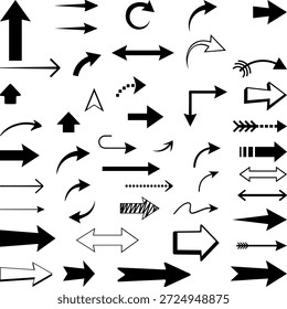 Dynamic directional arrows graphic design visual elements digital art abstract conceptual representation