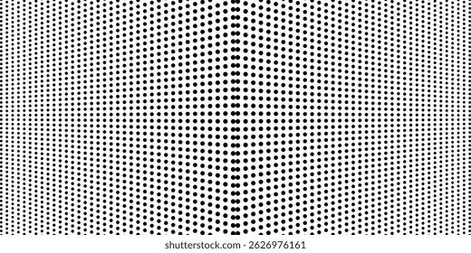 Dynamic Dot Abstract Background with Optical Wave Effect