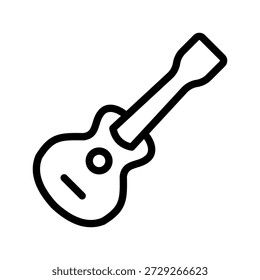 Dynamic Electric Guitar icon set for music design, rock culture, instruments, and audio branding
