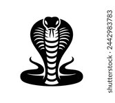 Dynamic Elegance King Cobra Logo Ideal for Business, Sport, and Game Companies