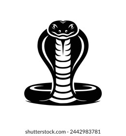 Dynamic Elegance King Cobra Logo Ideal for Business, Sport, and Game Companies