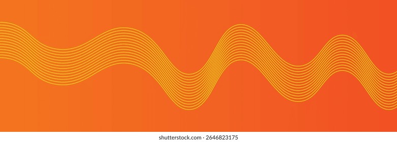 A dynamic and elegant orange abstract background with thin flowing lines, creating a sense of fluidity and motion. This vibrant and modern design is perfect for branding, digital art, presentations.