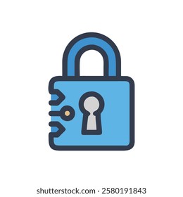 Dynamic Encryption Icon for Privacy