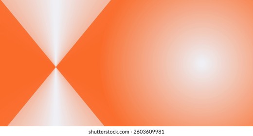 A dynamic and energetic abstract background with geometric orange light reflections. 