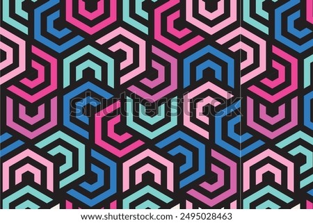 Dynamic and Energetic Background Pattern with Bright Colors and Bold Shapes – Ideal for Active and Vibrant Designs