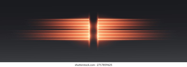 Dynamic energetic modern line light effect.
