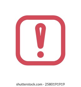 Dynamic Exclamation Mark Icon for Communication