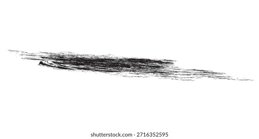 Un trazo de carbón negro dinámico y expresivo, creando una textura cruda y artística sobre un fondo blanco limpio. Esta Imagen captura la esencia de la creatividad espontánea y la expresión artística.