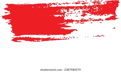 Dynamic and expressive representation of Indonesia's national flag. With a creative use of paint brush strokes, the piece captures the vibrancy and diversity of the nation. 