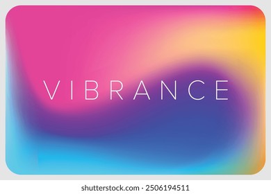 Dynamic and eye-catching vibrant color background. Smooth visuals to enhance work. Pink, yellow, blue, and turquoise.