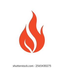 Dynamic Fire Flame Vector | Modern Fire Logo Design | Burning Hot Flame Icon | Abstract Heat Symbol | Fire Illustration for Branding, Sports, Energy, BBQ, and Gaming Graphics