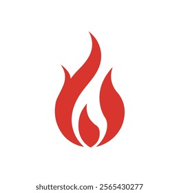 Dynamic Fire Flame Vector | Modern Fire Logo Design | Burning Hot Flame Icon | Abstract Heat Symbol | Fire Illustration for Branding, Sports, Energy, BBQ, and Gaming Graphics