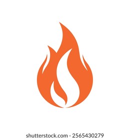 Dynamic Fire Flame Vector | Modern Fire Logo Design | Burning Hot Flame Icon | Abstract Heat Symbol | Fire Illustration for Branding, Sports, Energy, BBQ, and Gaming Graphics