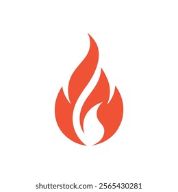 Dynamic Fire Flame Vector | Modern Fire Logo Design | Burning Hot Flame Icon | Abstract Heat Symbol | Fire Illustration for Branding, Sports, Energy, BBQ, and Gaming Graphics