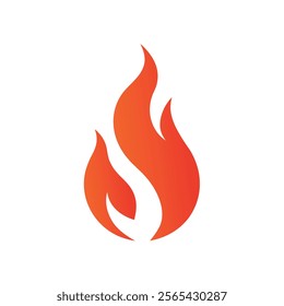 Dynamic Fire Flame Vector | Modern Fire Logo Design | Burning Hot Flame Icon | Abstract Heat Symbol | Fire Illustration for Branding, Sports, Energy, BBQ, and Gaming Graphics