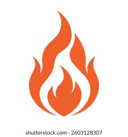Dynamic Fire Flame Vector | Modern Fire Logo Design | Burning Hot Flame Icon | Abstract Heat Symbol | Fire Illustration for Branding, Sports, Energy, BBQ, and Gaming Graphics