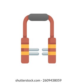 Dynamic Flexibility Trainer Bar Icon for Workouts. Design of Fitness and Gym Icons.