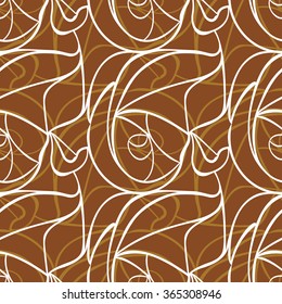 Dynamic floral  abstract background.Seamless pattern. Vector.