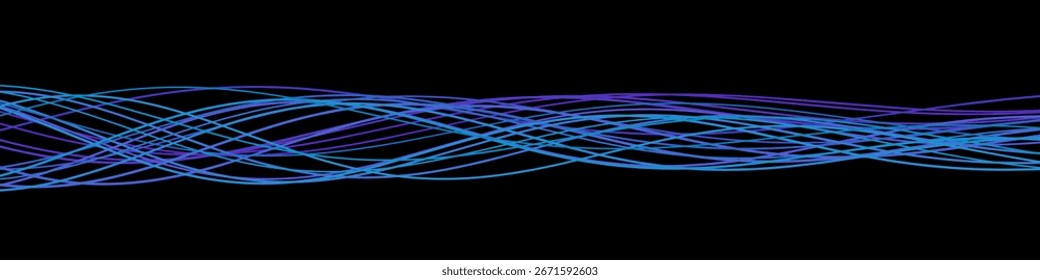Dynamic flow: abstract waves on a vector tech background.