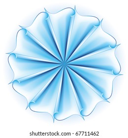 Dynamic Flow Backgrounds #2. Vector illustration on white background.