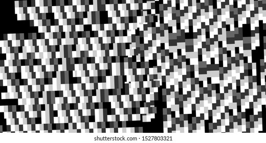 Dynamic flow black white shapes.
Digital glitch abstract Vector   background