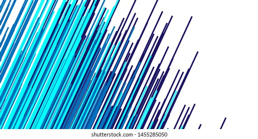 Dynamic flow bright  colorful gradient lines. Digital glitch. Vector Conceptual Art Illustration. Abstract Background