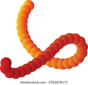 Dynamic Flow: A Chain of Gradient Circles in Motion and Swirl