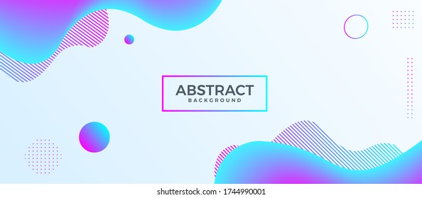 dynamic flow fluid wavy abstract background. vector design template for banner, advertising, wallpaper, poster, cover, etc.