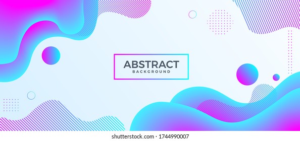 fondo abstracto de ondulación del fluido dinámico. plantilla de diseño vectorial para banner, publicidad, fondo de pantalla, afiche, portada, etc.