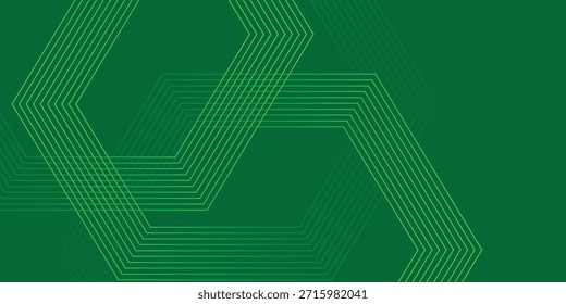 Dynamic Flow Hexagon Line Art Background Background, Vector illustration.