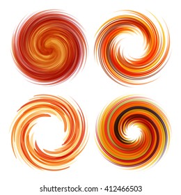 Dynamic Flow Illustration. Swirl Background.