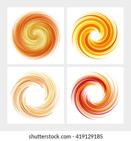 Ilustración dinámica de flujo. Fondo De Swirl.