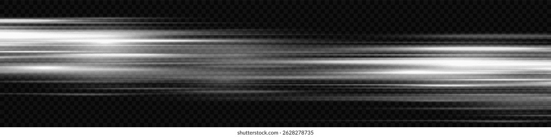 Fluxo dinâmico de luz branca e energia cria raias de brilho estourado com brilho de brilho laser e brilho em iluminação holofote explosão abstrata entretenimento fundo