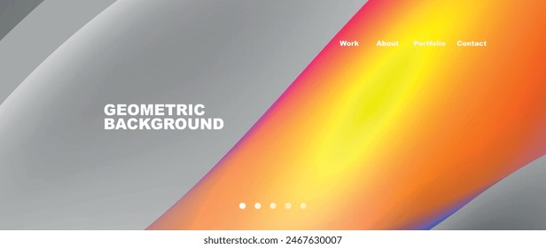 Dynamic flowing shapes concept design composition. Vector Illustration For Wallpaper, Banner, Background, Card, Book Illustration, landing page