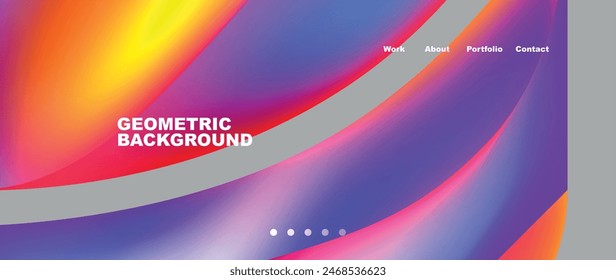 Dynamic flowing shapes concept design composition. Vector Illustration For Wallpaper, Banner, Background, Card, Book Illustration, landing page