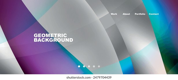 Dynamic flowing shapes concept design composition. Vector Illustration For Wallpaper, Banner, Background, Card, Book Illustration, landing page