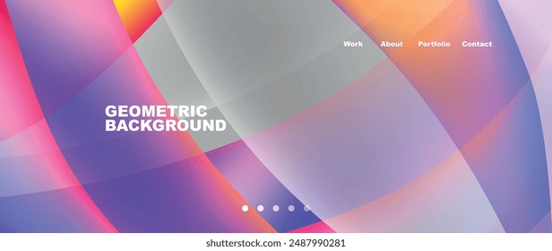 Dynamic flowing shapes concept design composition. Vector Illustration For Wallpaper, Banner, Background, Card, Book Illustration, landing page