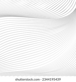 Dynamic flowing wave lines design. technology and sound wave pattern. Vector illustration