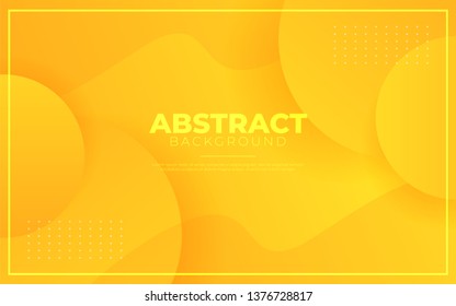 Dynamic fluid background. Orange color 3D style vector eps10 - Shutterstock ID 1376728817