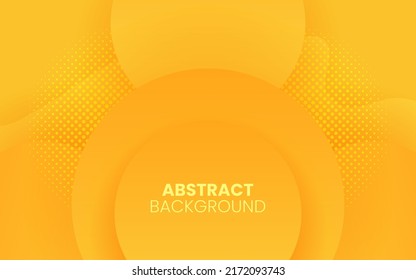 Fondo dinámico de fluido. Color naranja 3D estilo vectores eps 10