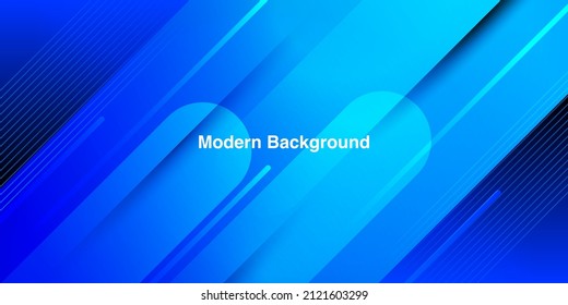 Dynamic fluid blue geometric with colorful gradient background