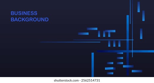 Dynamic fluid blue geometric with colorful gradient background